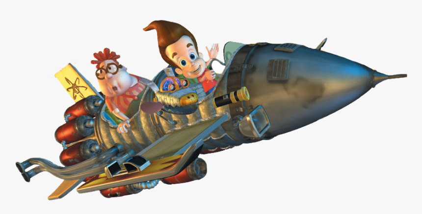 Jimmy Neutron Wiki - Jimmy Neutron On A Rocket, HD Png Download, Free Download