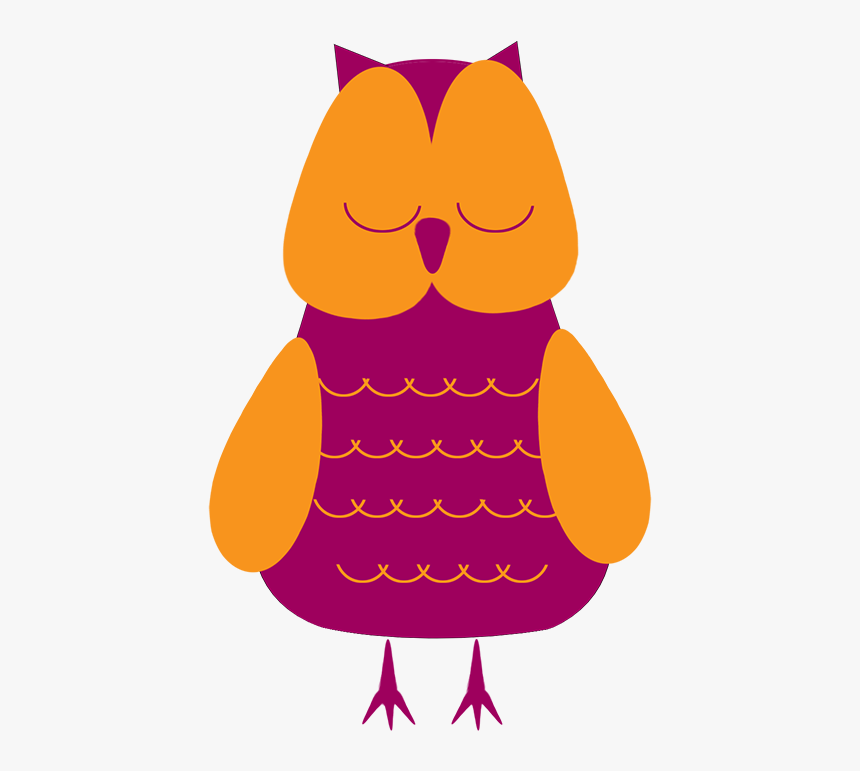 Sleeping Owl Clipart - Sleeping Owl Png, Transparent Png, Free Download