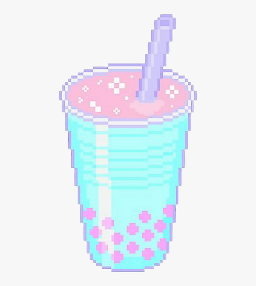 버블티 - Milkshake Pixel Png, Transparent Png, Free Download