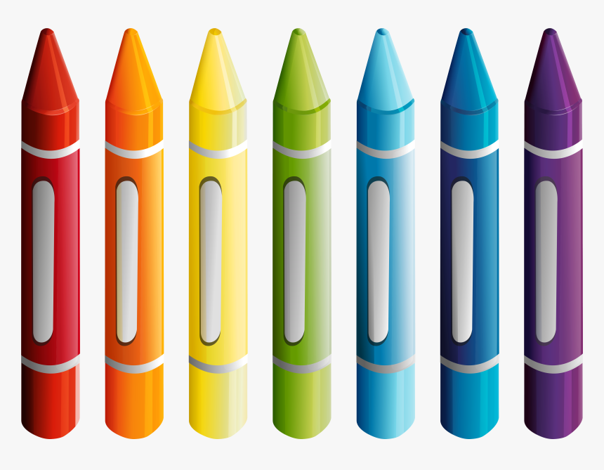 Crayon Color Clip Art - Crayon Clipart Transparent Background, HD Png Download, Free Download