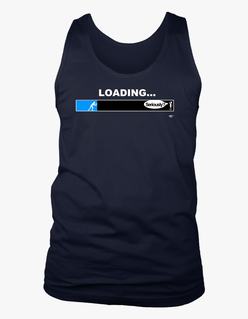 Loading Bar Funny Mens Tank - T-shirt, HD Png Download, Free Download