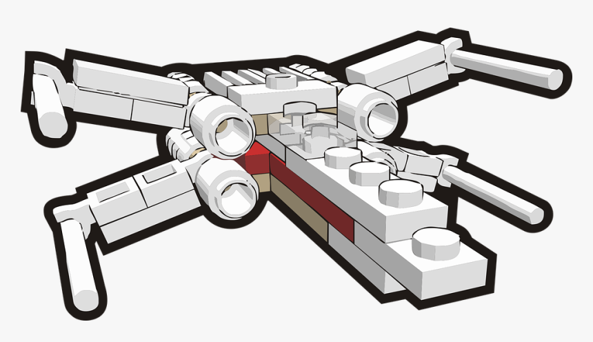 X-wing, Star Wars, Building Block, Plastic, Toy, Play - X-wing Starfighter, HD Png Download, Free Download