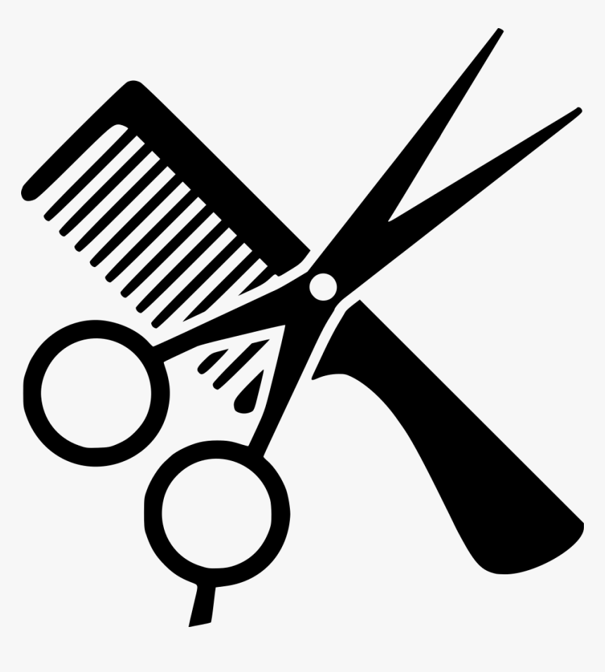 Scissors And Comb Png - Scissors And Comb Clipart, Transparent Png, Free Download