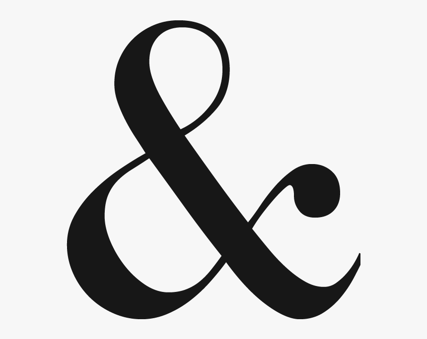 Ampersand Symbol No Background, HD Png Download, Free Download