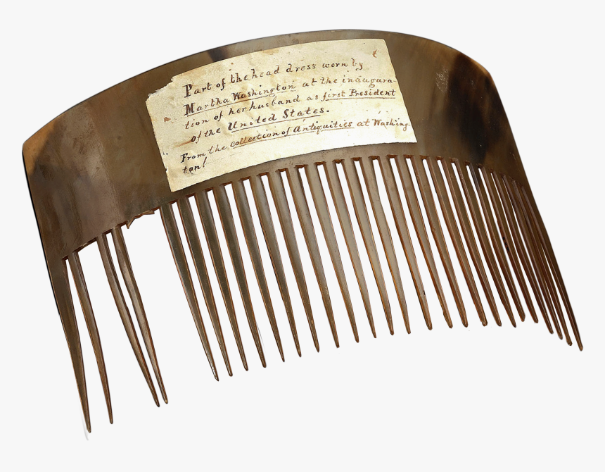 Martha Washington"s Hair Comb - Wood, HD Png Download, Free Download