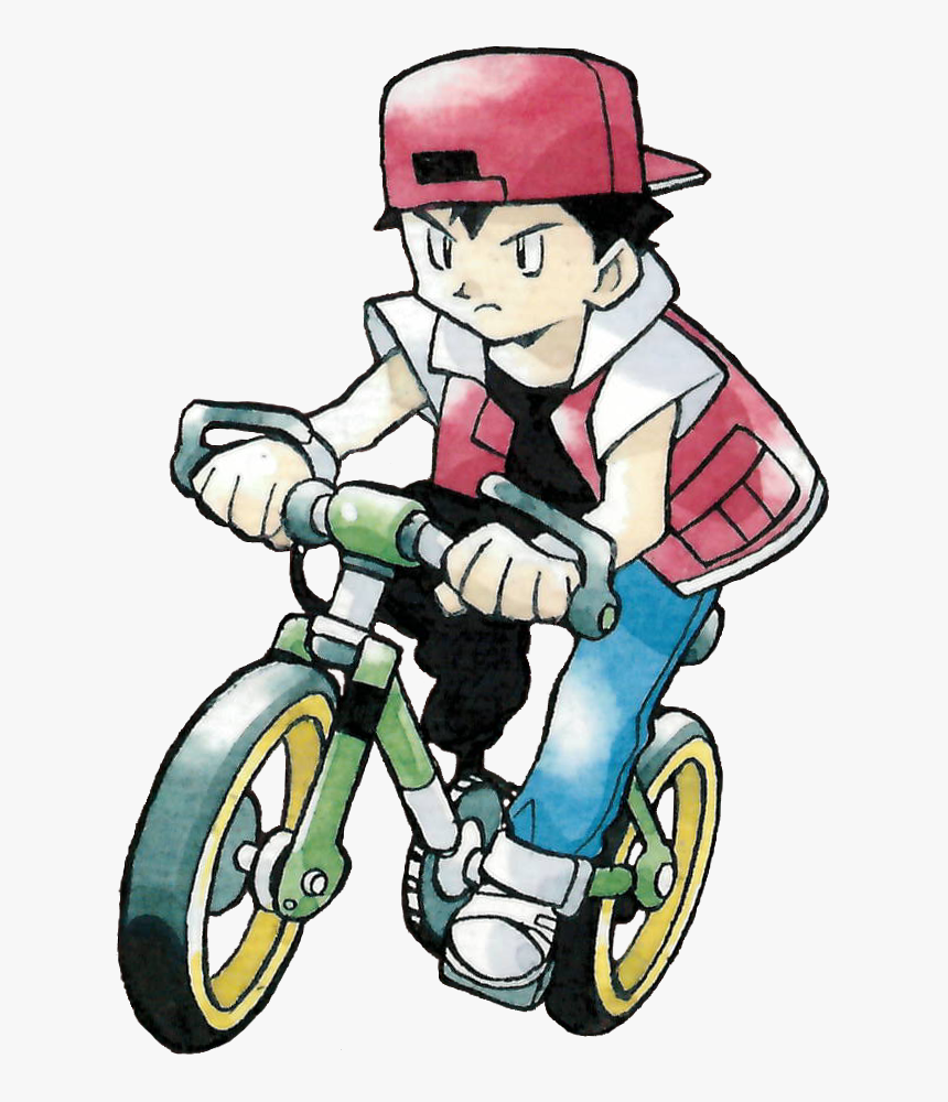 Bicycle - Original Pokemon Trainer Red, HD Png Download, Free Download