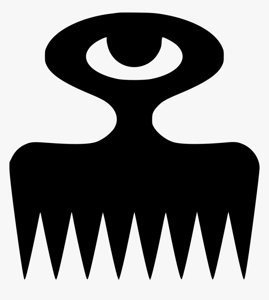 Duafe Femininity Wooden Comb - Adinkra Symbols Png, Transparent Png, Free Download