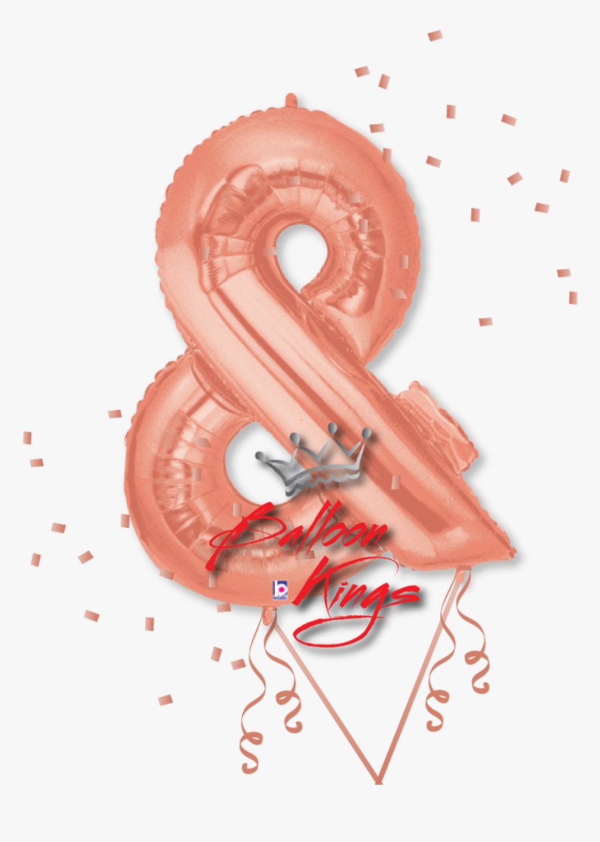 Rose Gold Symbol Ampersand - Illustration, HD Png Download, Free Download