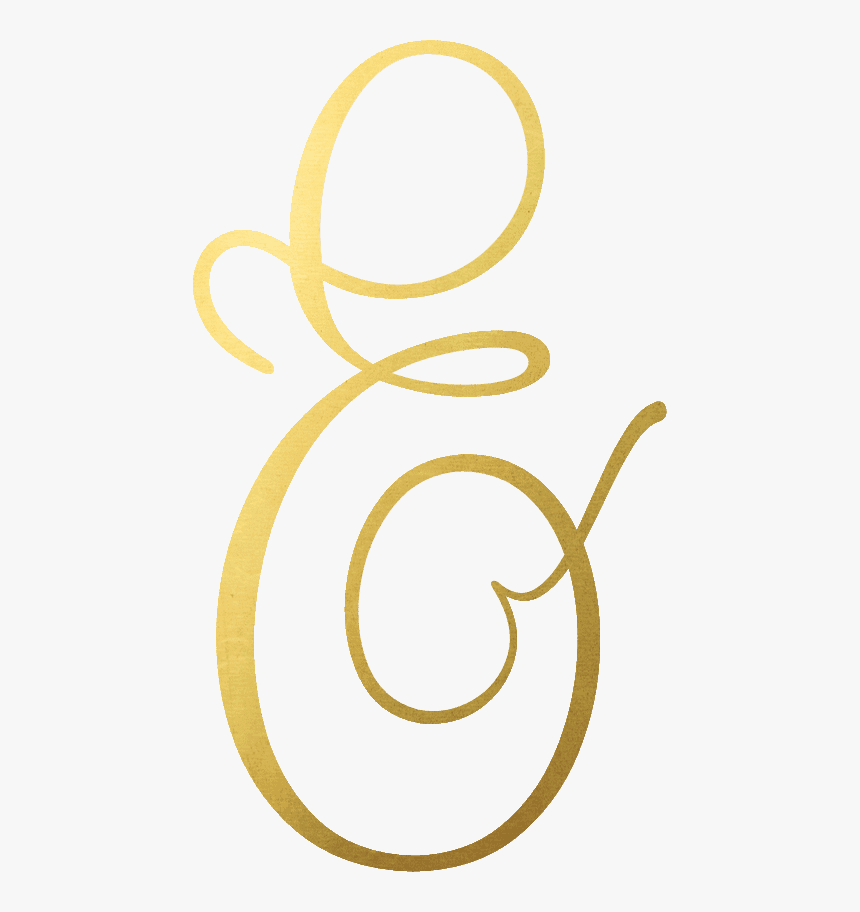 Clip Art Fancy Ampersand Transparent - Transparent Background Gold Ampersand Png, Png Download, Free Download