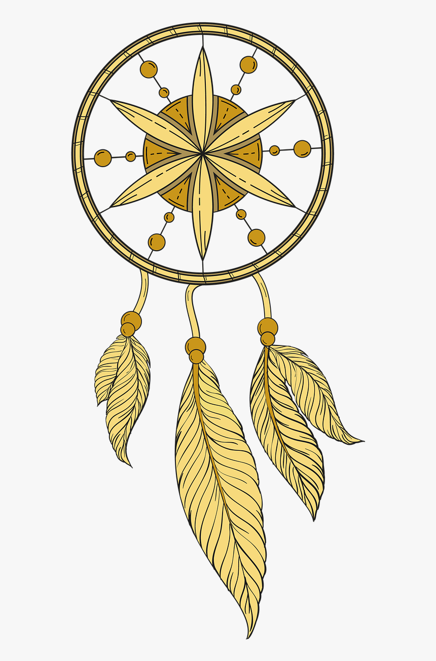 Dream Catcher Dream Feather Free Picture - Dreamcatcher Owl Coloring Pages, HD Png Download, Free Download