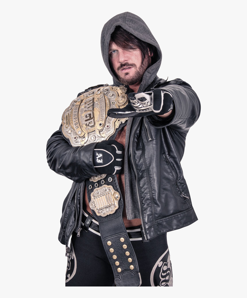 Aj Styles Iwgp Champion Png, Transparent Png, Free Download