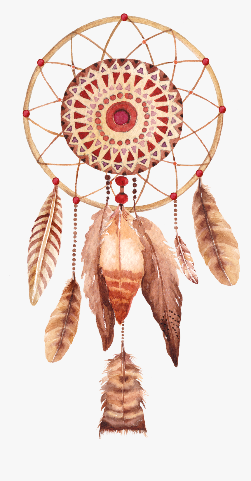 Dreamcatcher Poster Watercolor Painting Printmaking Free Printable 