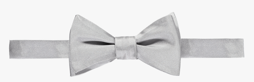 Bow Tie Necktie Ribbon Formal Wear White - Long Ribbon Silver Png, Transparent Png, Free Download
