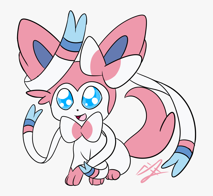 Sylveon - Cartoon, HD Png Download, Free Download