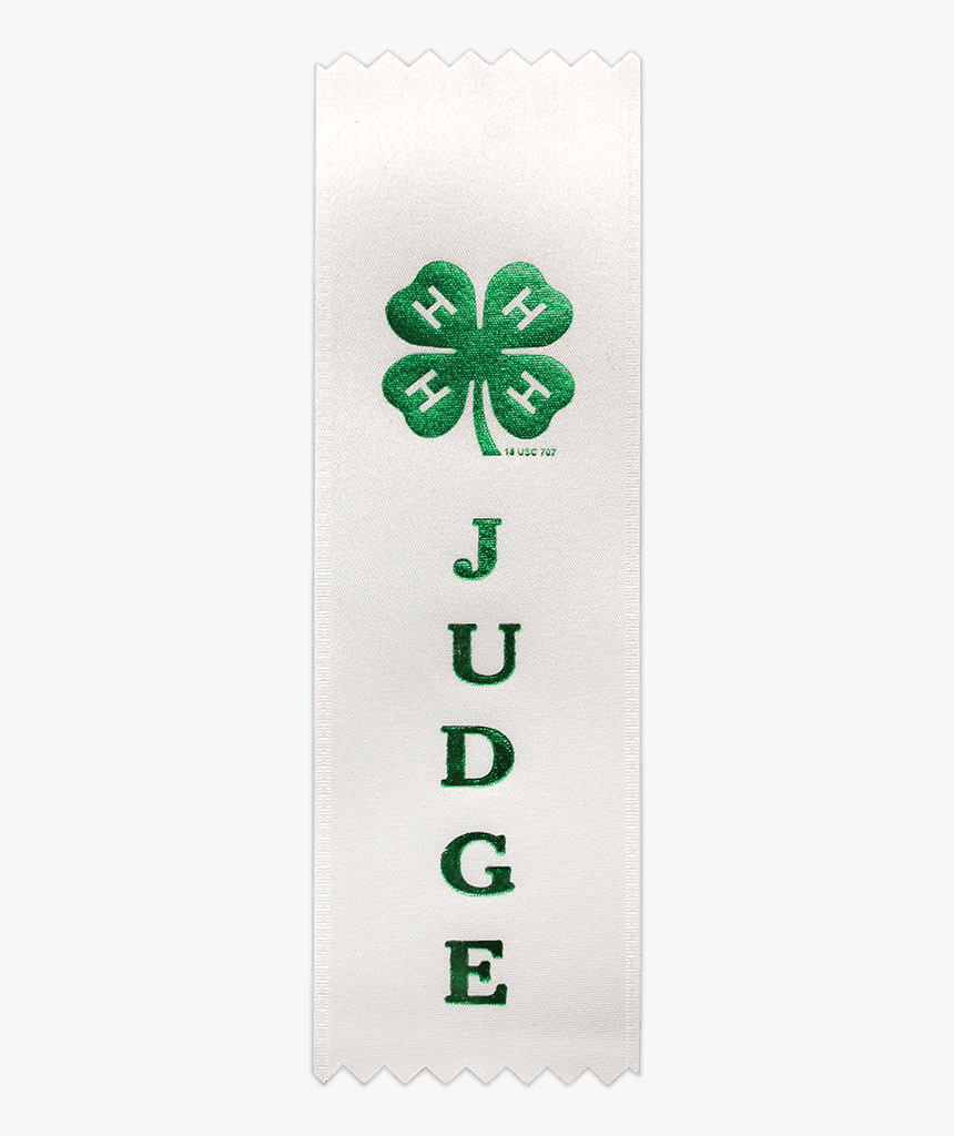 Identification White Judge Ribbon - Paper Product, HD Png Download, Free Download