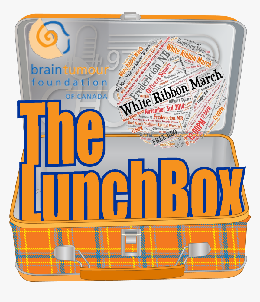 Lunchbox Whiteribbon Braintumour, HD Png Download, Free Download