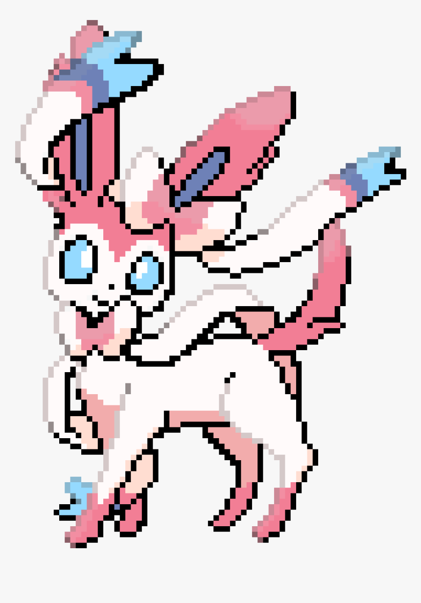 Sylveon Pixel Art, HD Png Download, Free Download