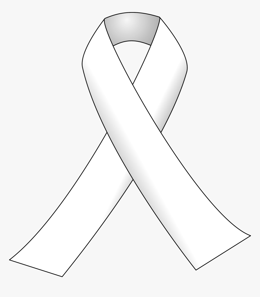 Breast Cancer Ribbon White, HD Png Download, Free Download