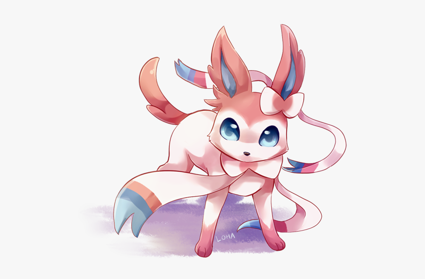 Ona Pink Mammal Vertebrate Cartoon Fictional Character - Eeveelutions Sylveon, HD Png Download, Free Download