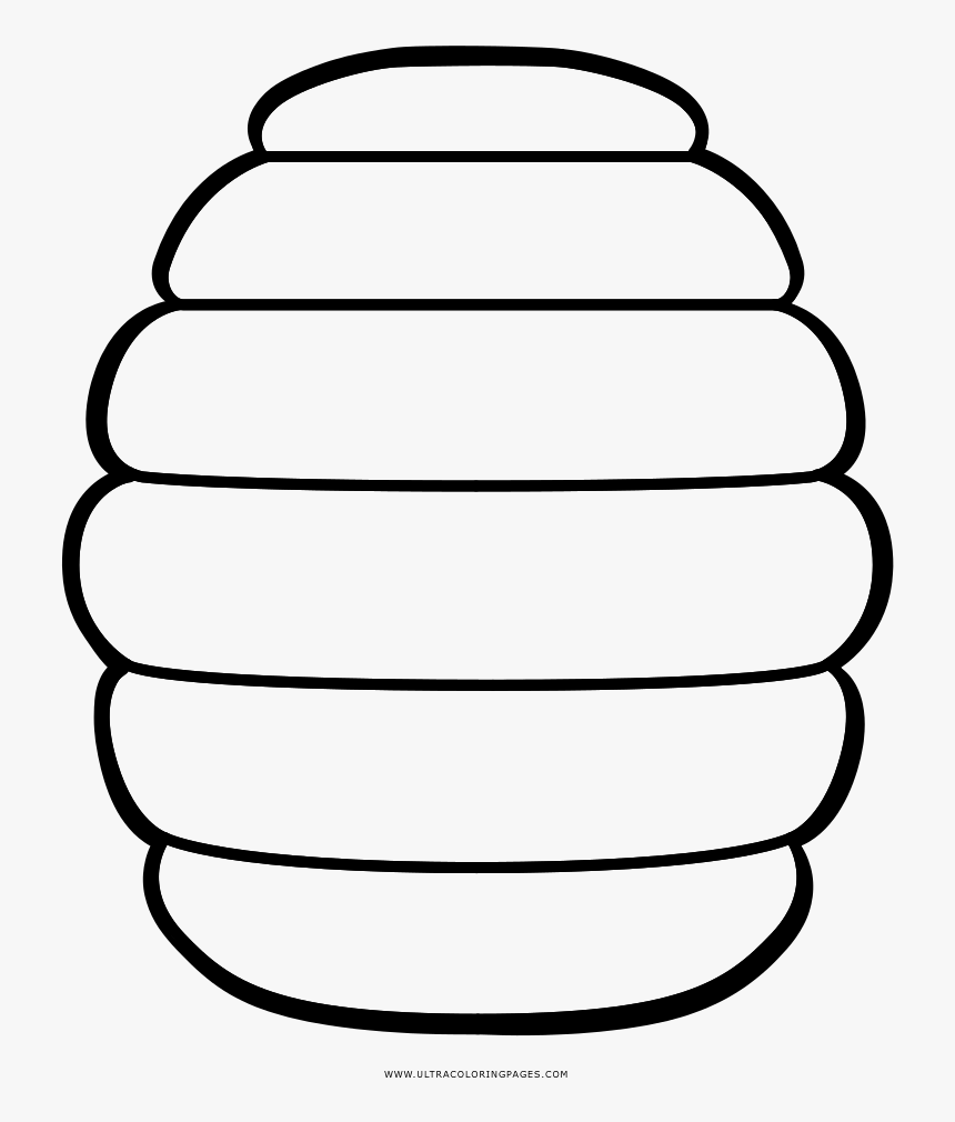 Beehive Coloring Page - Beehive Clip Art Black And White, HD Png Download, Free Download