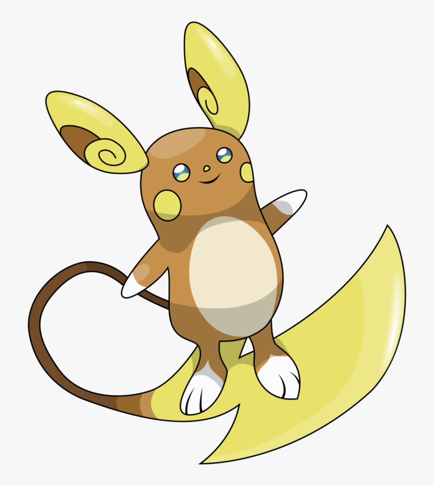 Alolan Raichu Png Pokemon Alolan Raichu Anime Transparent - pikachu clipart roblox pokemon raichu 640x480 png