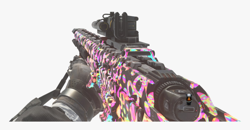 Mors Psychedelic Camouflage Aw - Advanced Warfare Mors Png, Transparent Png, Free Download