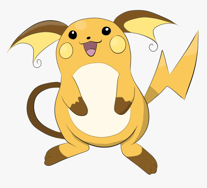 Coloriage Raichu Pokemon How To Draw Pokemon Raichu - Raichu Drawings, HD Png Download, Free Download