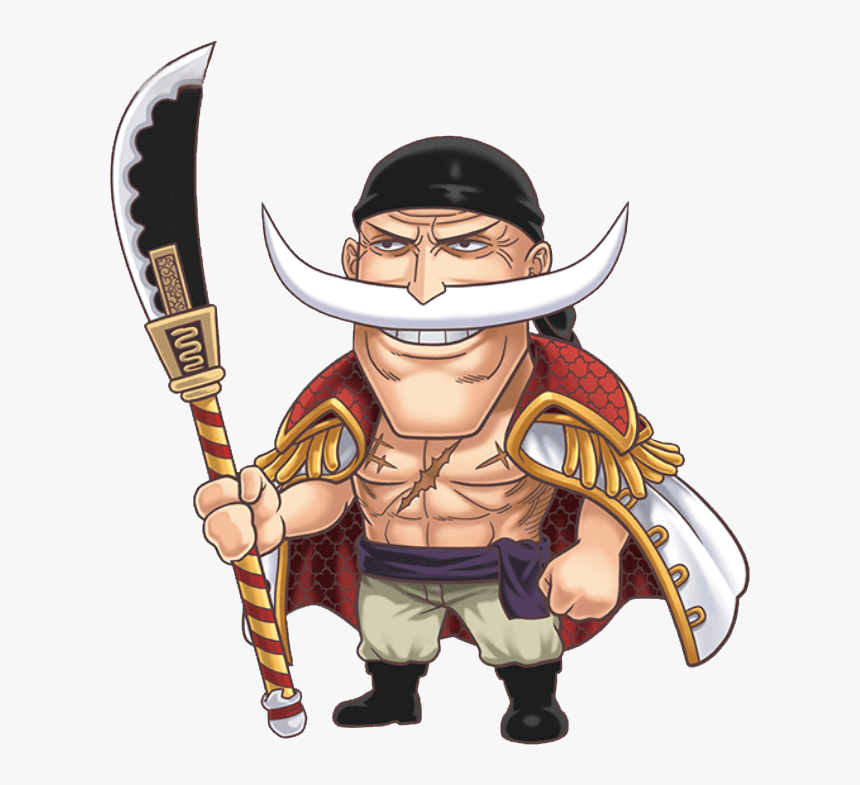 Edward “whitebeard” Newgate From One Piece - White Beard One Piece Chibi, HD Png Download, Free Download