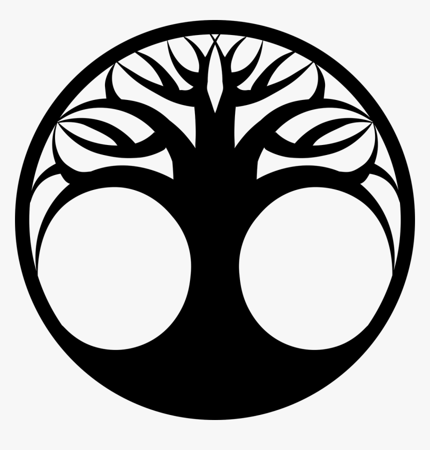 Tree Of Life Silhouette Png, Transparent Png, Free Download