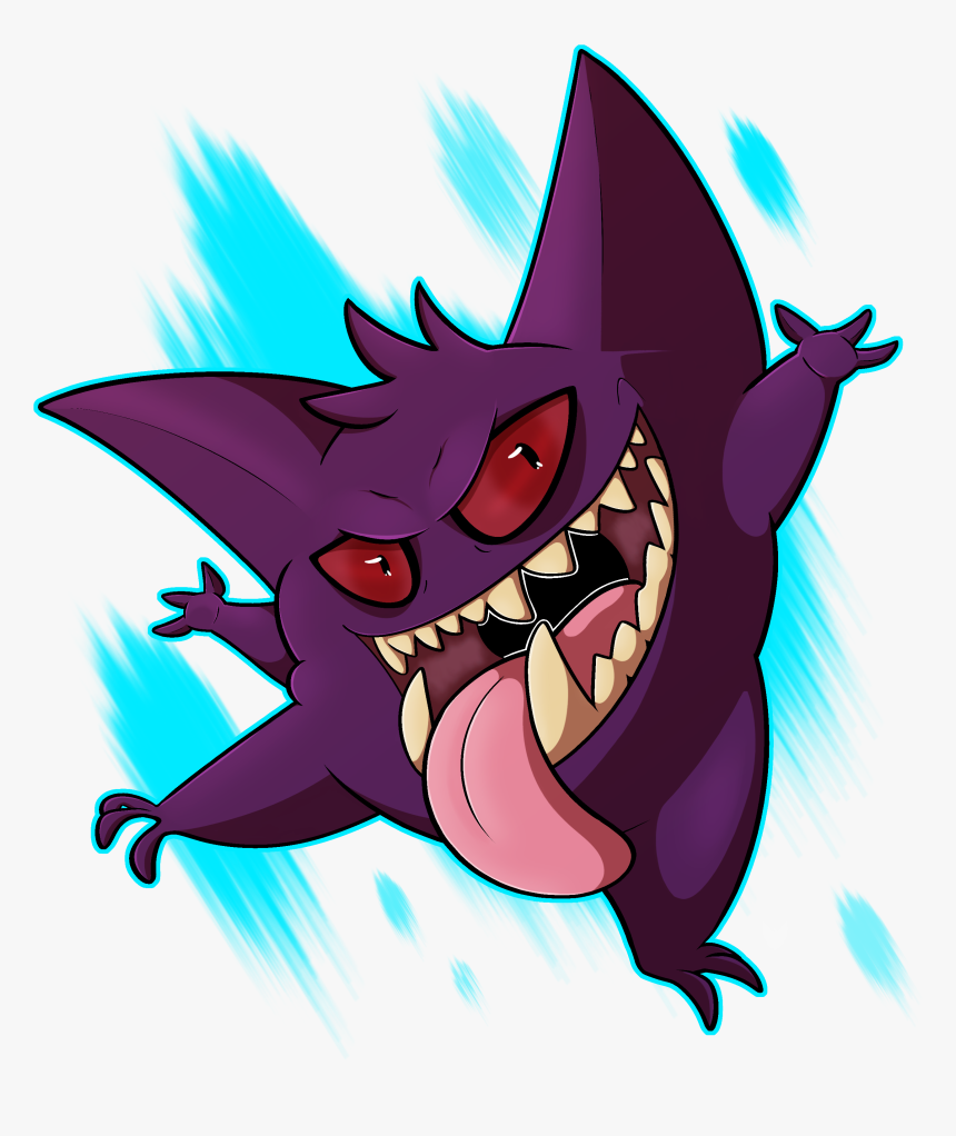 Wacky Gengar - Cartoon, HD Png Download, Free Download