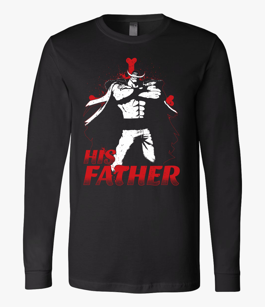 One Piece White Beard Father And Son Long Sleeve T - Sweatshirt, HD Png Download, Free Download