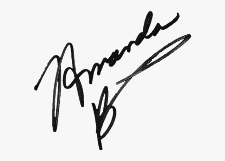 Signature Of Amanda Beard - Calligraphy, HD Png Download, Free Download