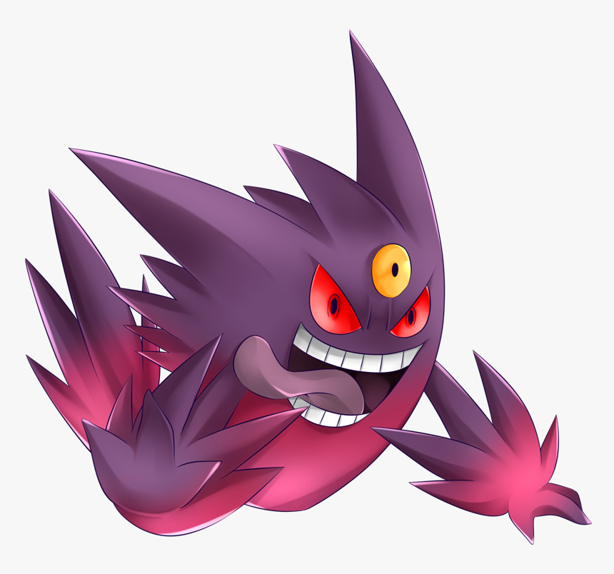 Shiny Mega Gengar Pokédex - Shiny Mega Gengar, HD Png Download, Free Download