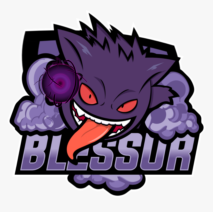 Gengar Mascot Logo , Png Download - Cartoon, Transparent Png, Free Download