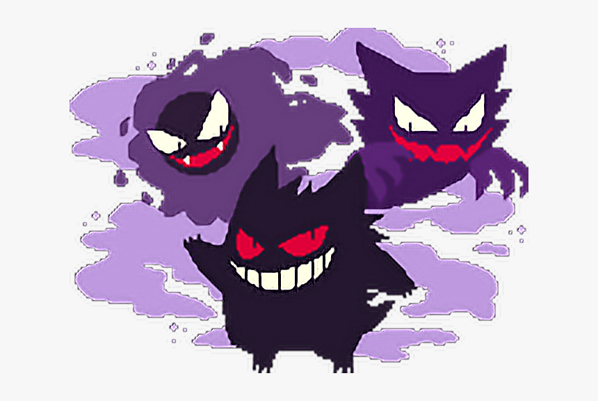 Transparent Gengar Png - Gengar Haunter Gastly Png, Png Download, Free Download