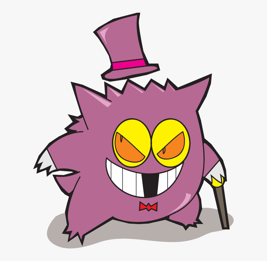 Super Jail Gengar Clipart , Png Download - Superjail Pokemon, Transparent Png, Free Download