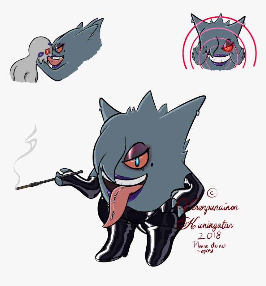 Morrigan The Gengar - Cartoon, HD Png Download, Free Download