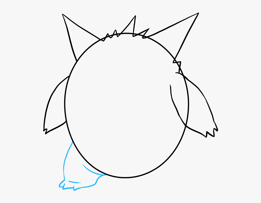 How To Draw Gengar - Pokemon Gengar For Drawing, HD Png Download, Free Download