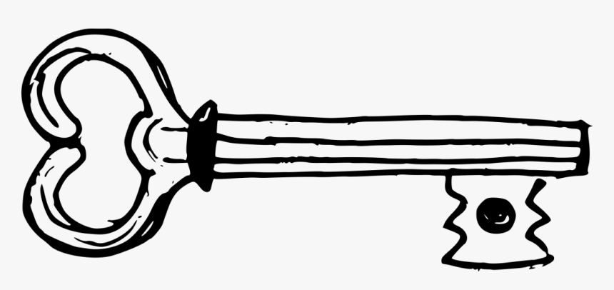 Drawing Sport Skeleton - Fancy Key Png, Transparent Png, Free Download