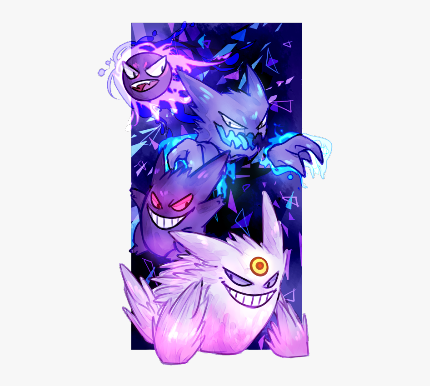 Haunter Drawing Shiny Gastly - Moto G7 Power Pokemon Case, HD Png Download, Free Download