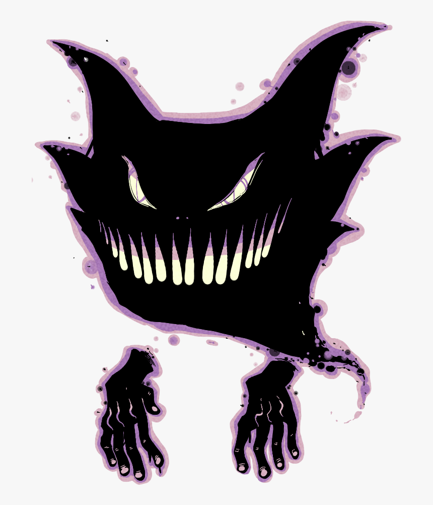 • Pokemon Gengar Haunter Gastly Jesterdex Jesterdraws - Illustration, HD Png Download, Free Download