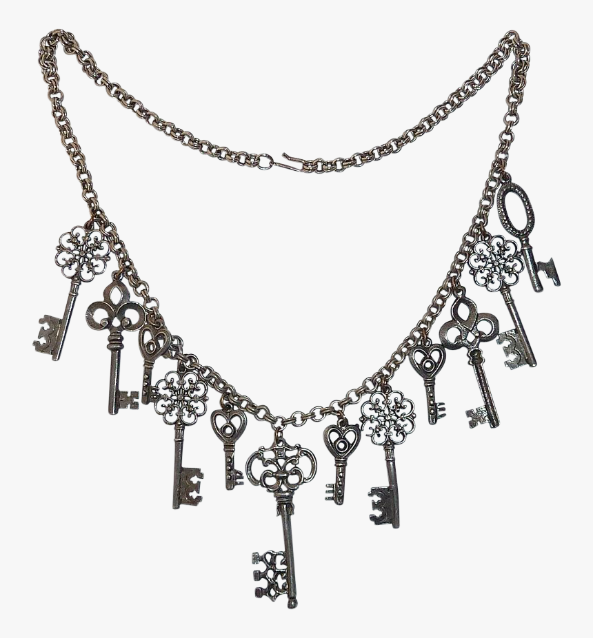 Transparent Skeleton Key Png Padlock Necklace Chain Roblox Png