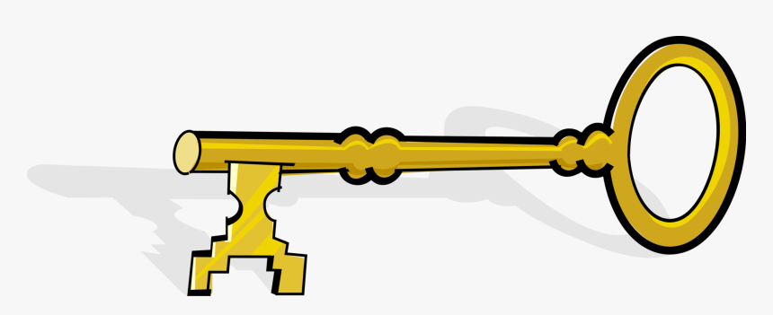 Vector Illustration Of Skeleton Security Key Unlocks, HD Png Download, Free Download