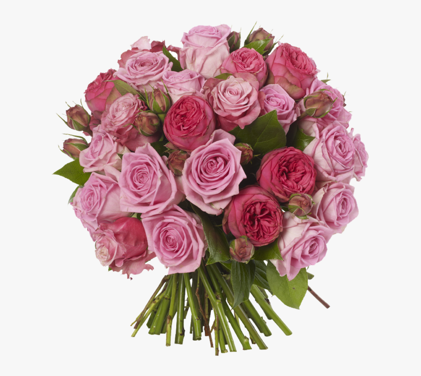 Pink Roses Flowers Bouquet Png Free Download - Pink Flowers Bouquet Png, Transparent Png, Free Download