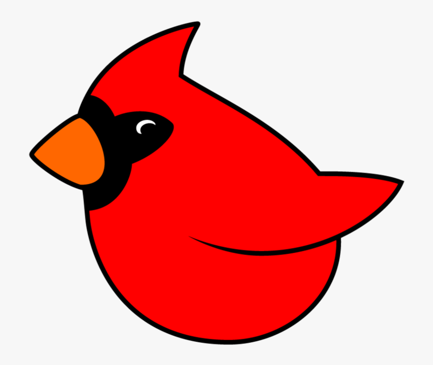 Beak Snout Cartoon Clip Art - Cartoon Cardinal, HD Png Download, Free Download