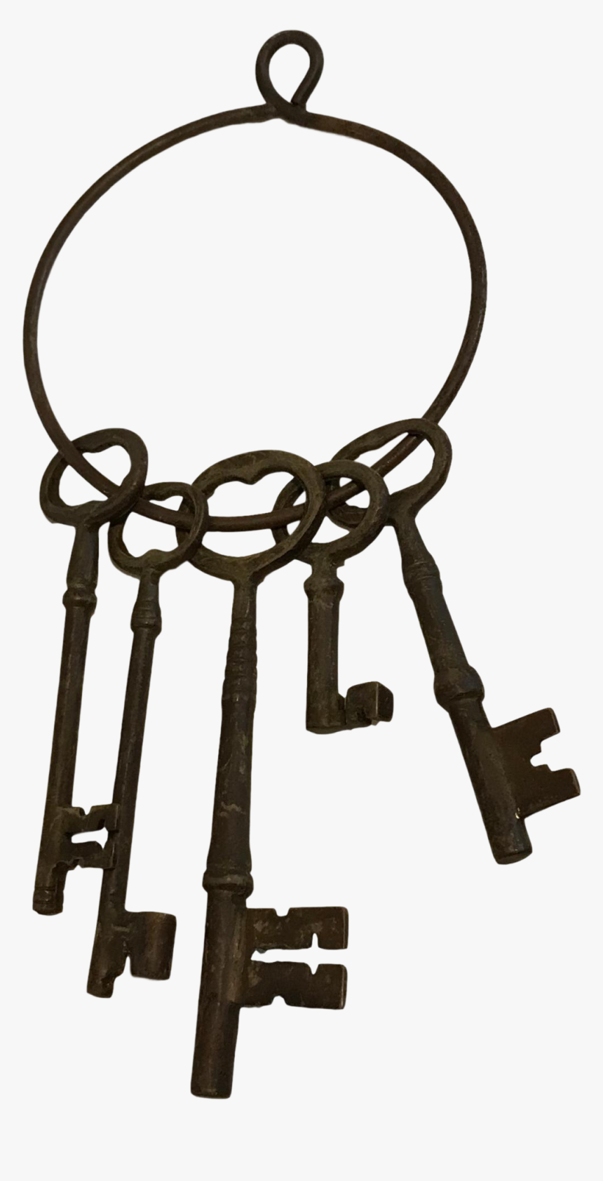 Transparent Boxing Ring Clipart - Antique Skeleton Key Ring, HD Png Download, Free Download