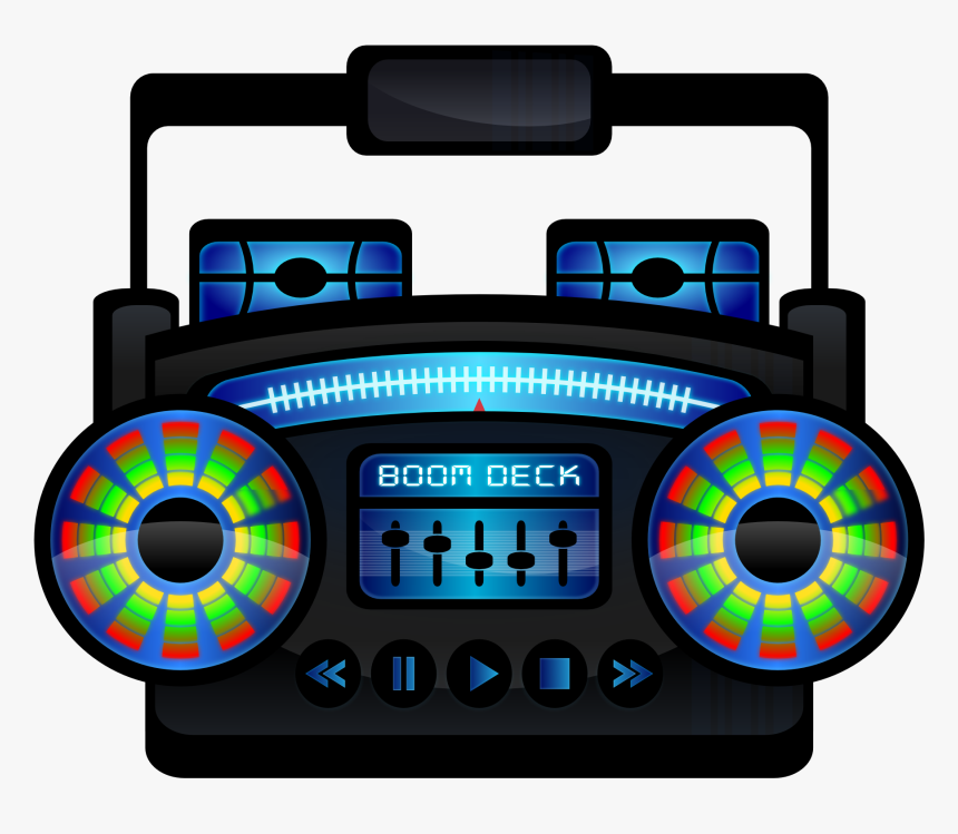 Clipart Boom Box, HD Png Download, Free Download