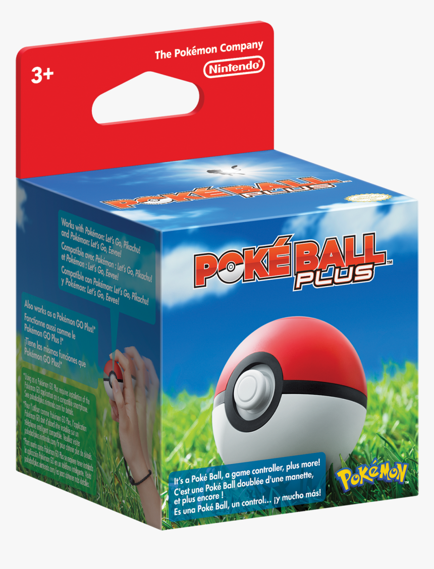 Pokemon Let's Go Eevee Pokeball Plus, HD Png Download, Free Download
