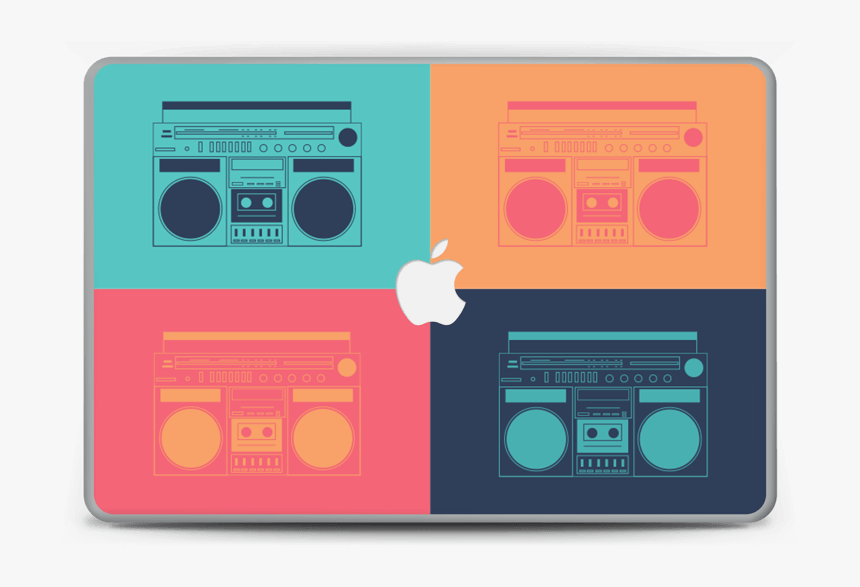 Boombox World Skin Macbook Pro 15” - Boombox, HD Png Download, Free Download