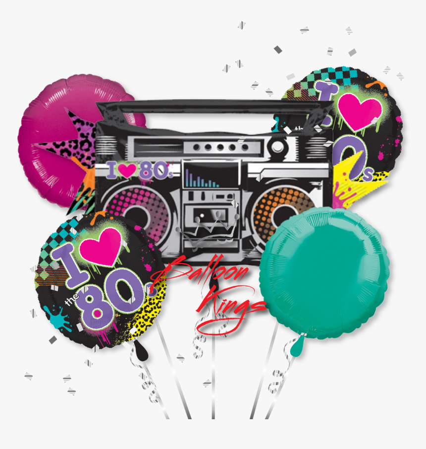 80s Boom Box Bouquet - 80s Boom Box, HD Png Download, Free Download